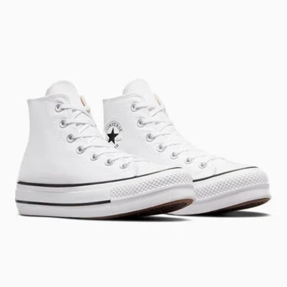 Converse Women's Classic White Platform  High-Tops